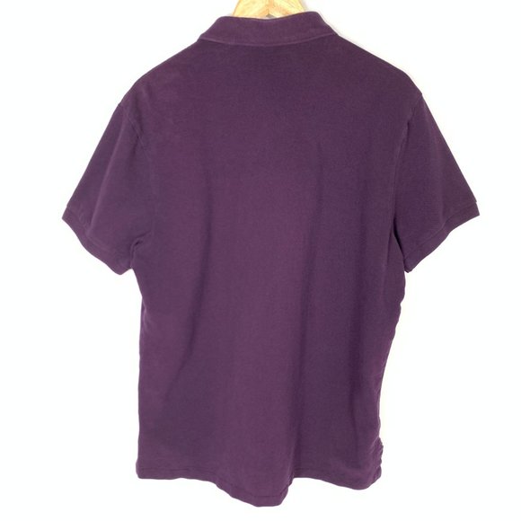 3/$25 Eddie Bauer Outdoor Purple Collared Polo Shirt L - Picture 5 of 10